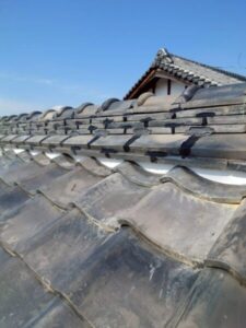 大津市にて築78年雨漏り修理〈瓦屋根漆喰打ち替え〉 施工後